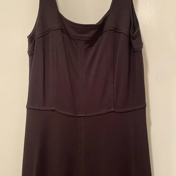 LOFT long-line black dress - Picture 2 of 8